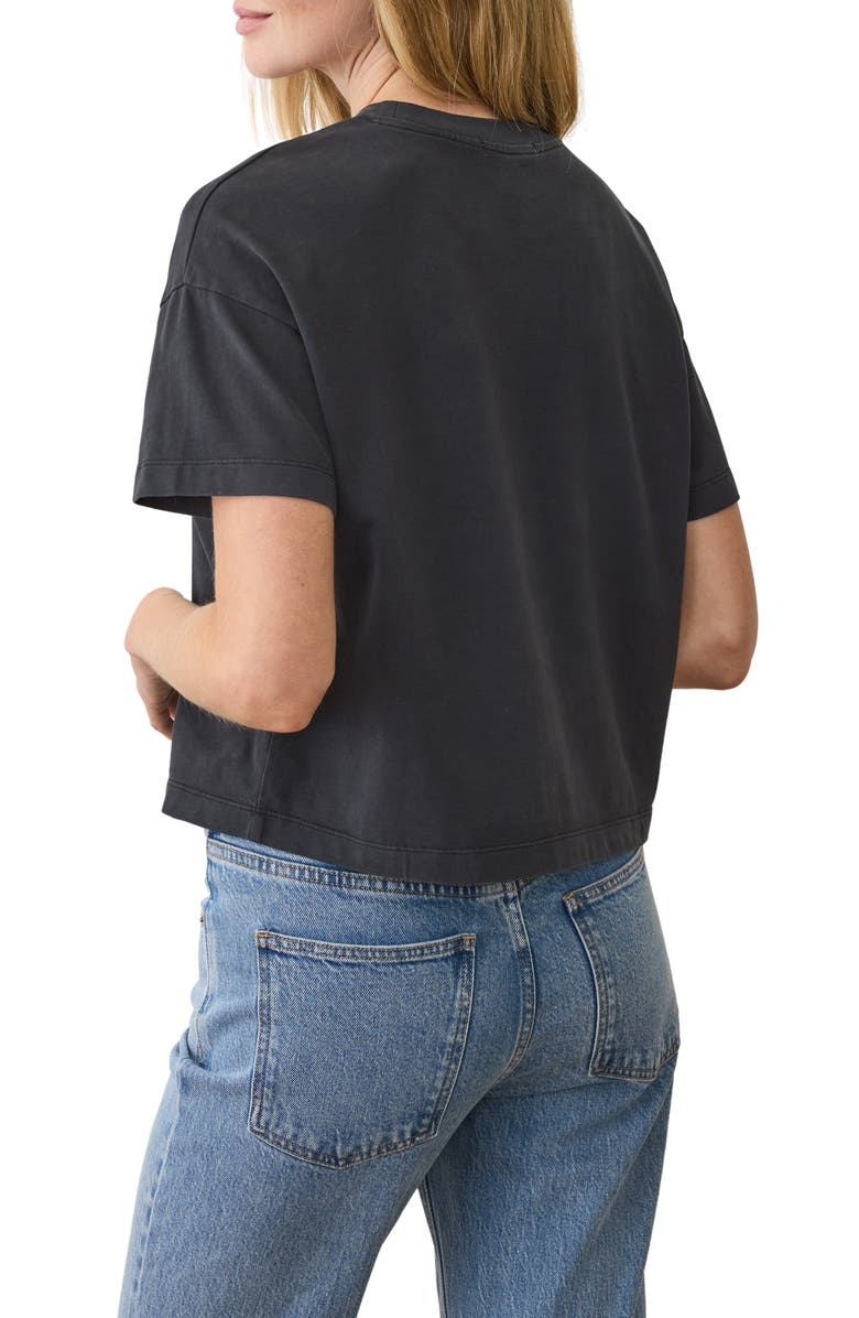 Marine Layer Cloud 9 Jersey Crewneck T-Shirt, Alternate, color, Black