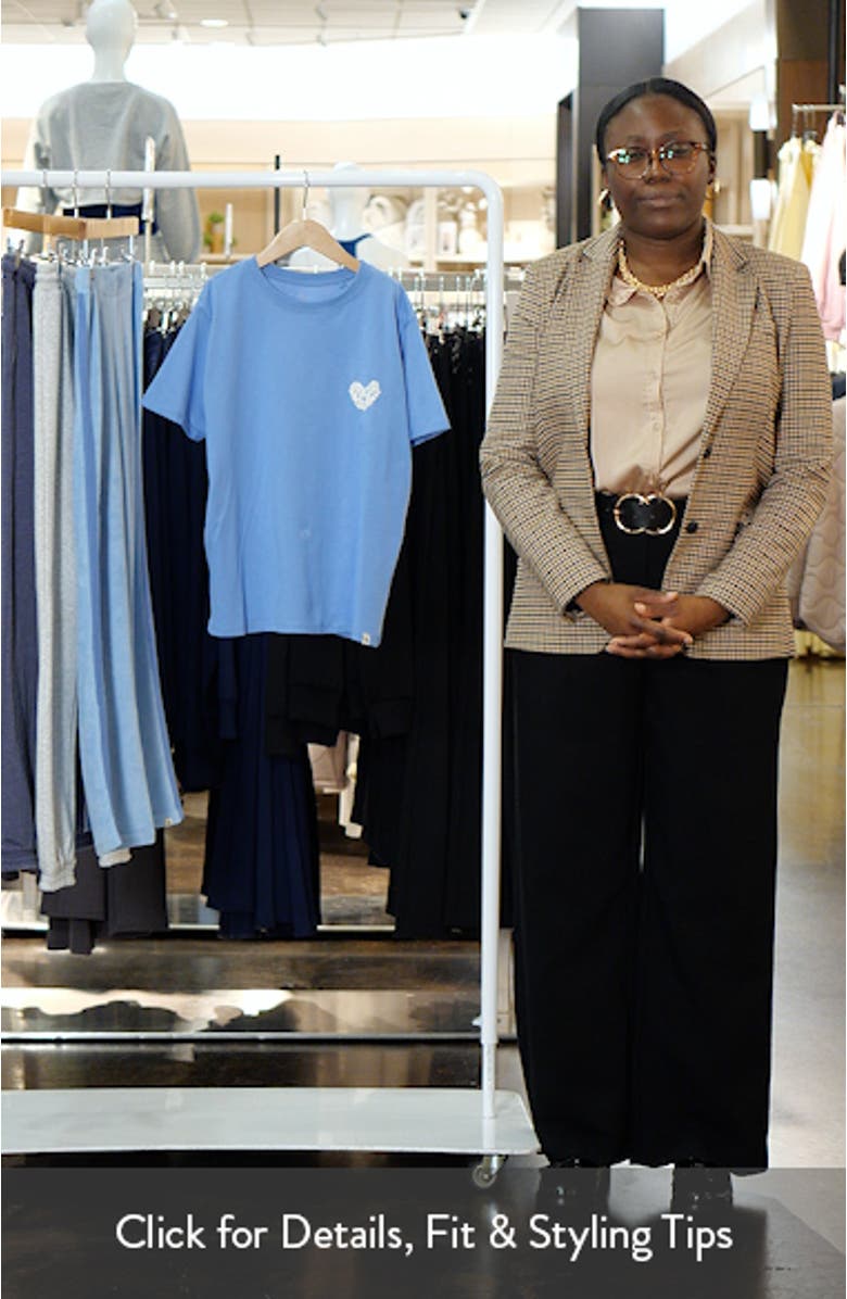 Kids' Network Heart Cotton Graphic T-Shirt, sales video thumbnail