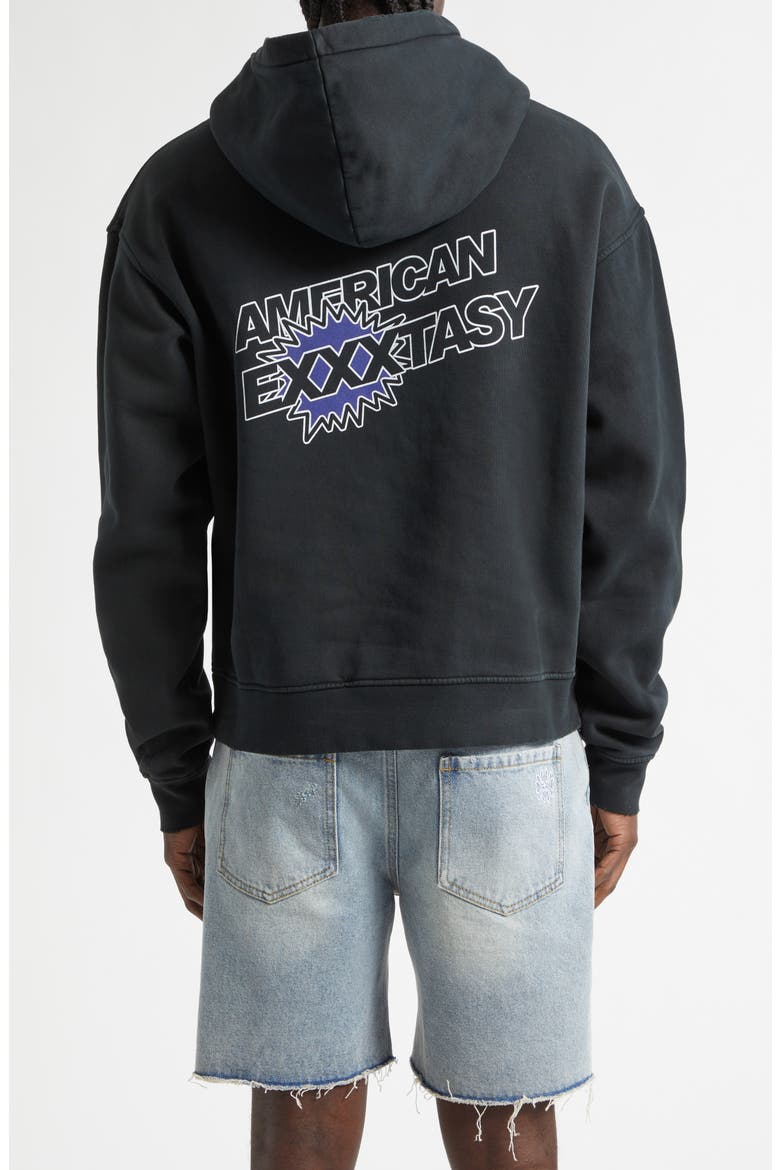 American Exxtasy Graphic Hoodie, Alternate, color, BLACK