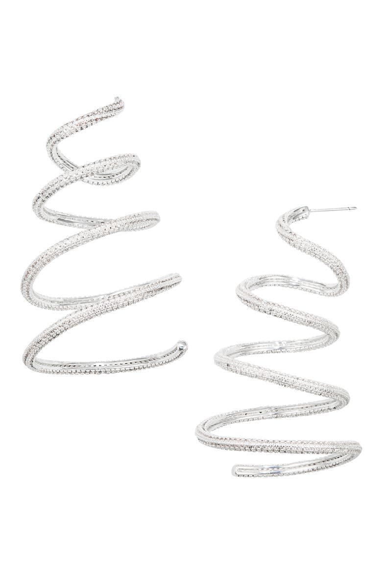 Ezlynn Drop Earrings, Main, color, CLEAR