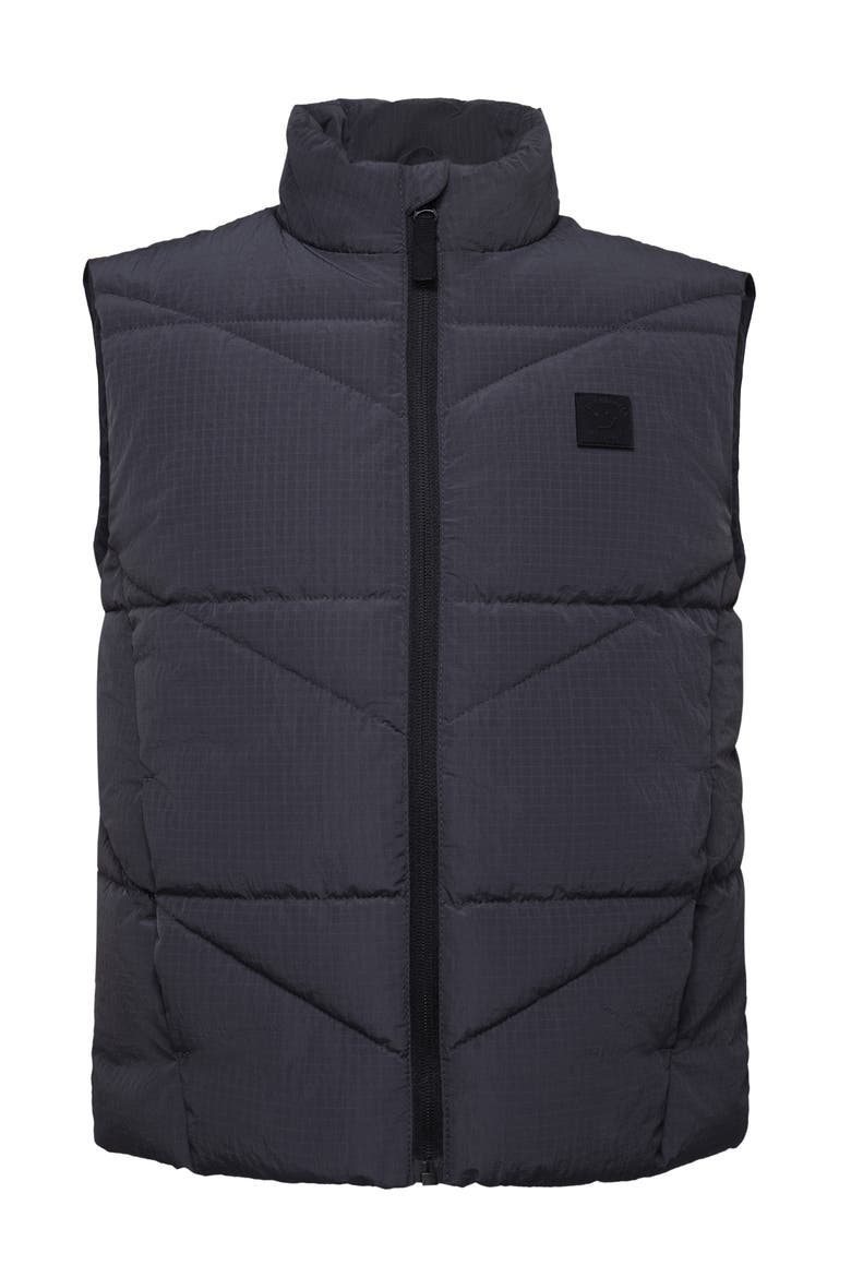 Kids' Quilted Puffer Vest, Main, color, Black