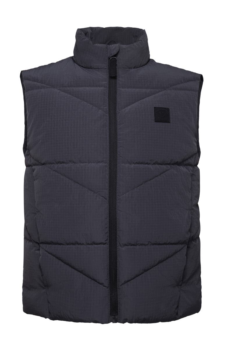 Rokka&Rolla Kids' Quilted Puffer Vest, Main, color, Black