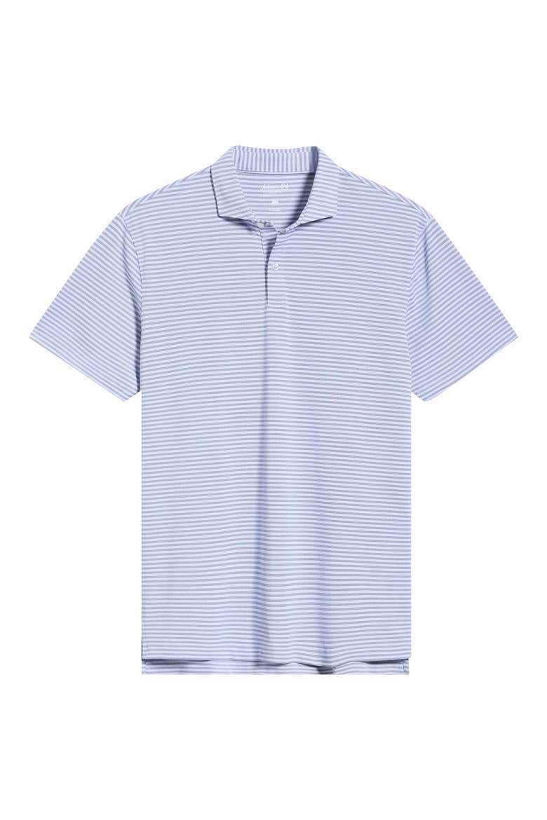 Cruz Stripe PREP-FORMANCE Polo, Alternate, color, NAVY VIOLA