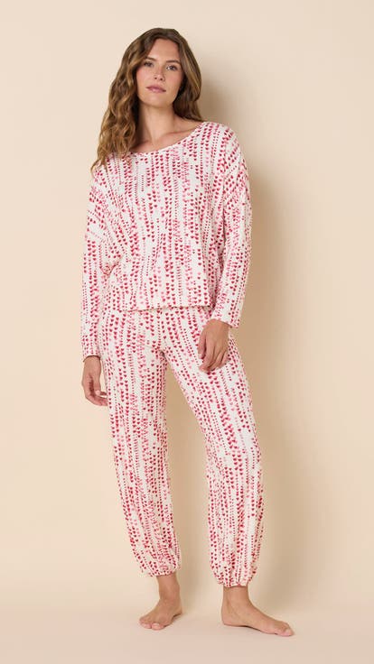 Classic Solid Pima Knit Pullover Pajama Set