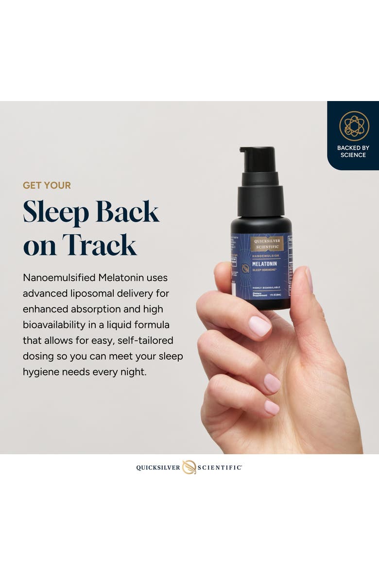 Quicksilver Scientific Liposomal Melatonin Liquid Supplement, Alternate, color, NO COLOR