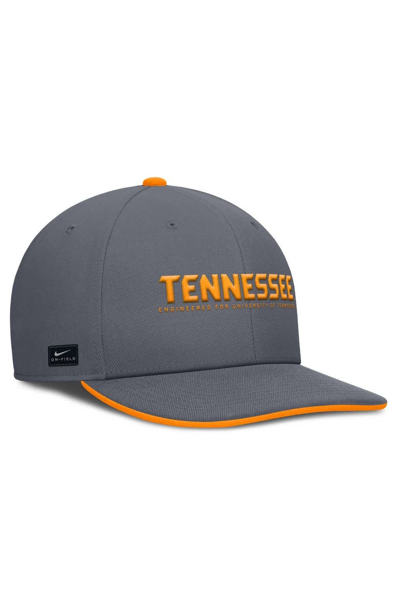Nike Men's Nike Gray Tennessee Volunteers 2025 On-Field Pro Performance Adjustable Hat, Alternate, color, 