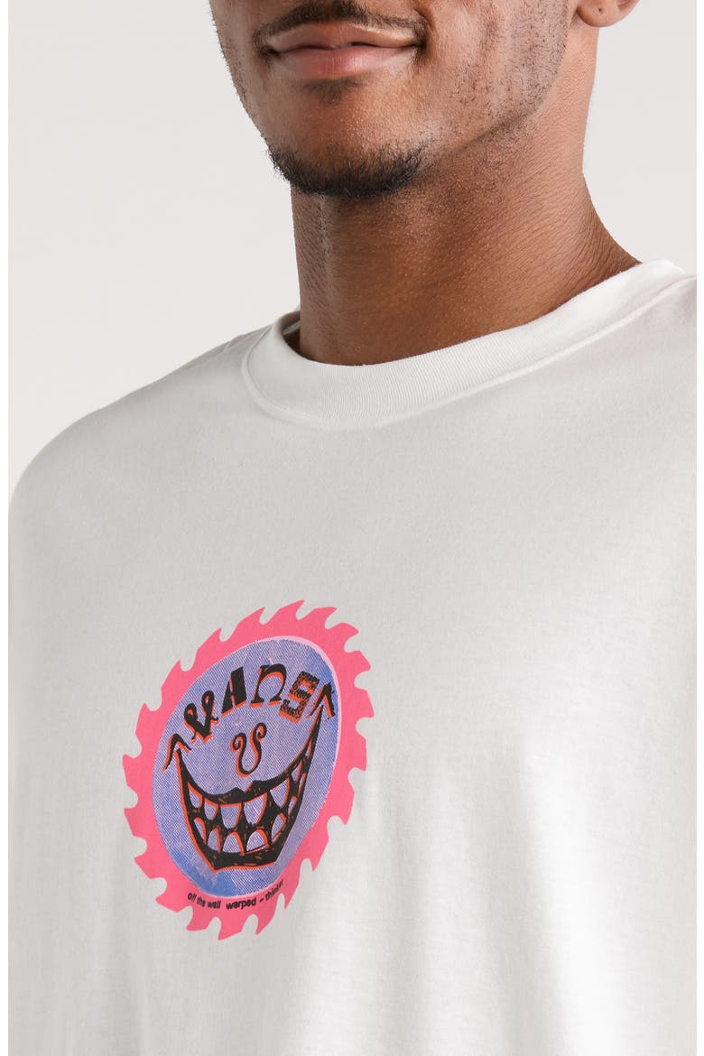 Sharp Smile Cotton Graphic T-Shirt, Alternate, color, WHITE