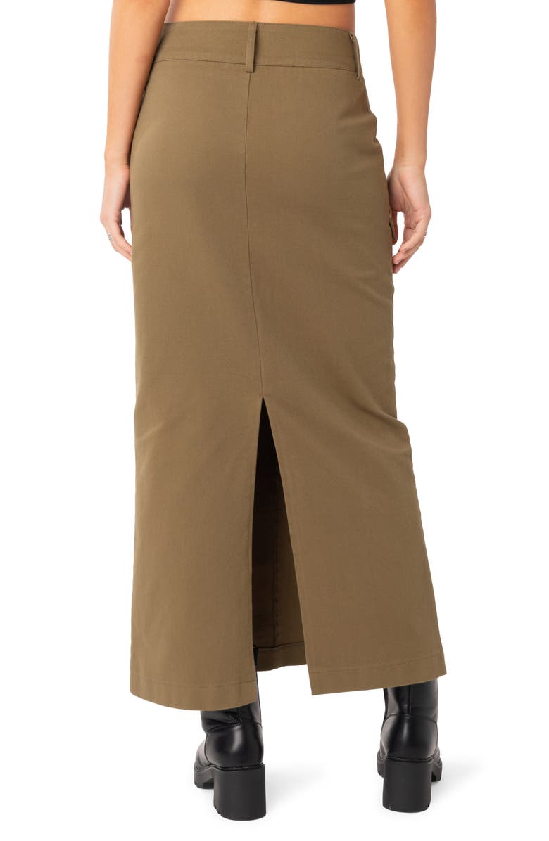 EDIKTED Cierra Cargo Maxi Skirt, Alternate, color, 