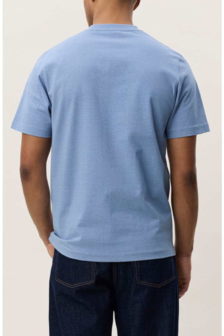 Court Organic Cotton Graphic T-Shirt, Alternate, color, FADED DENIM BLUE