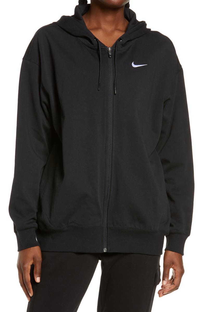 Nike Front Zip Logo Hoodie, Alternate, color, 