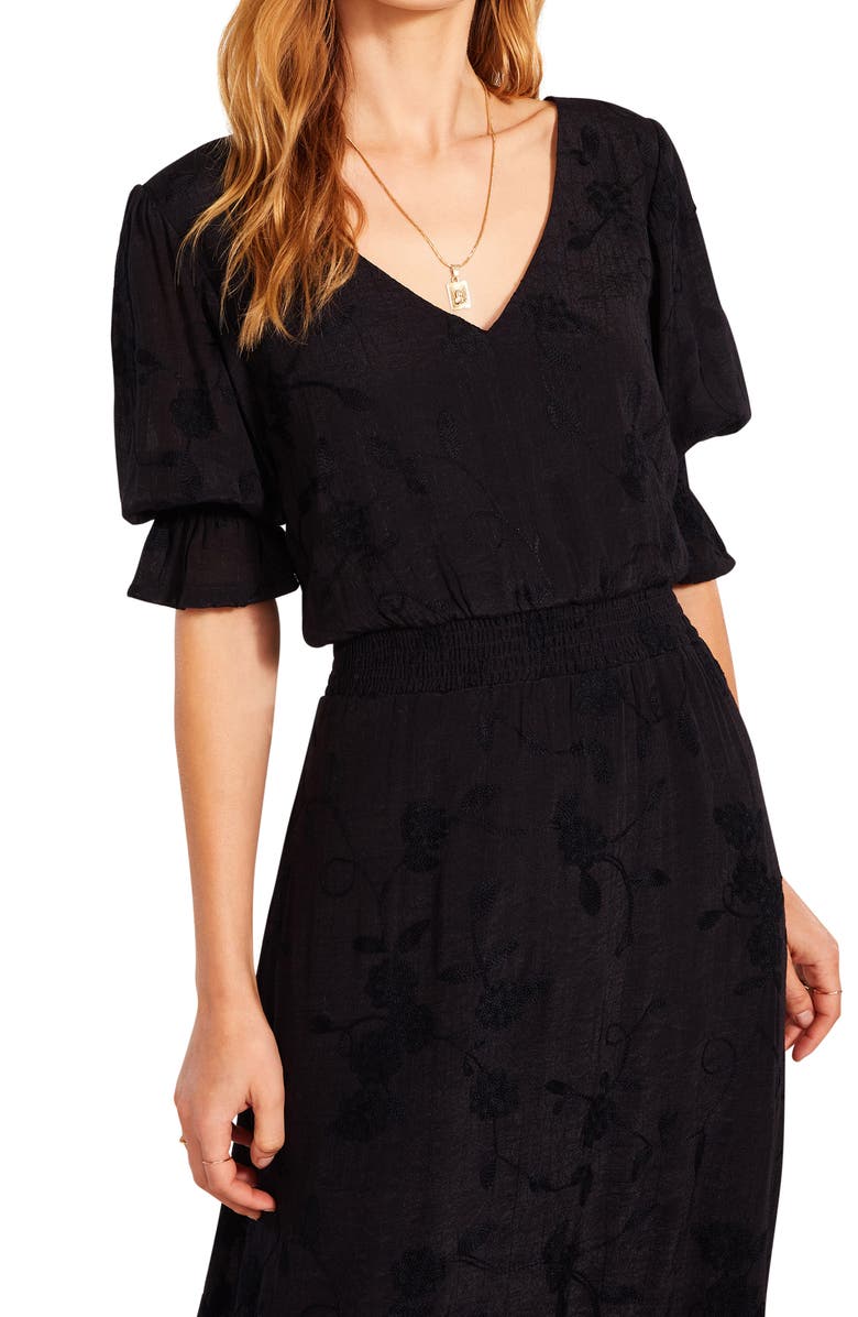 BB Dakota by Steve Madden BB Dakota x Steve Madden Hampton Embroidered Prairie Dress, Alternate, color, 