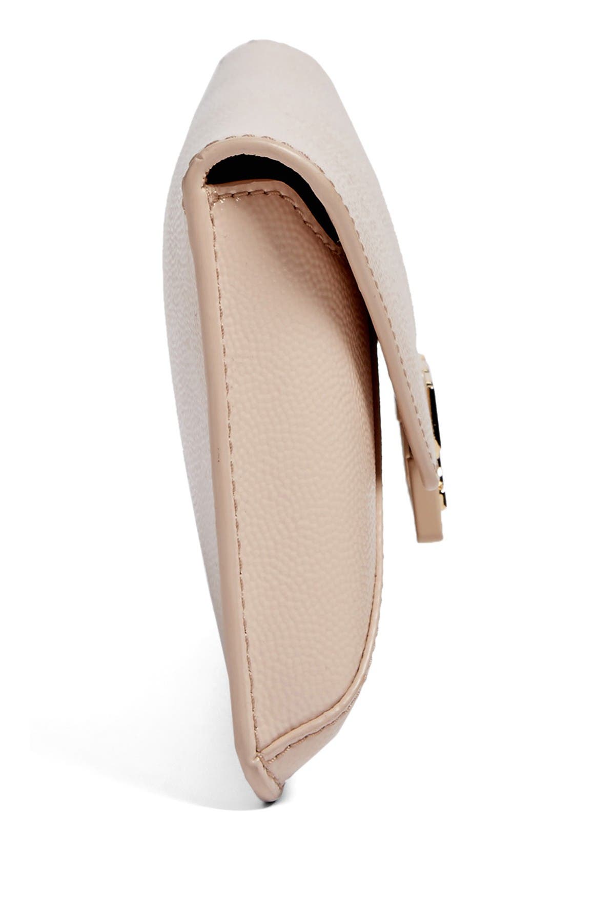 Tory Burch Gigi Caviar Leather Clutch, Main, color, 