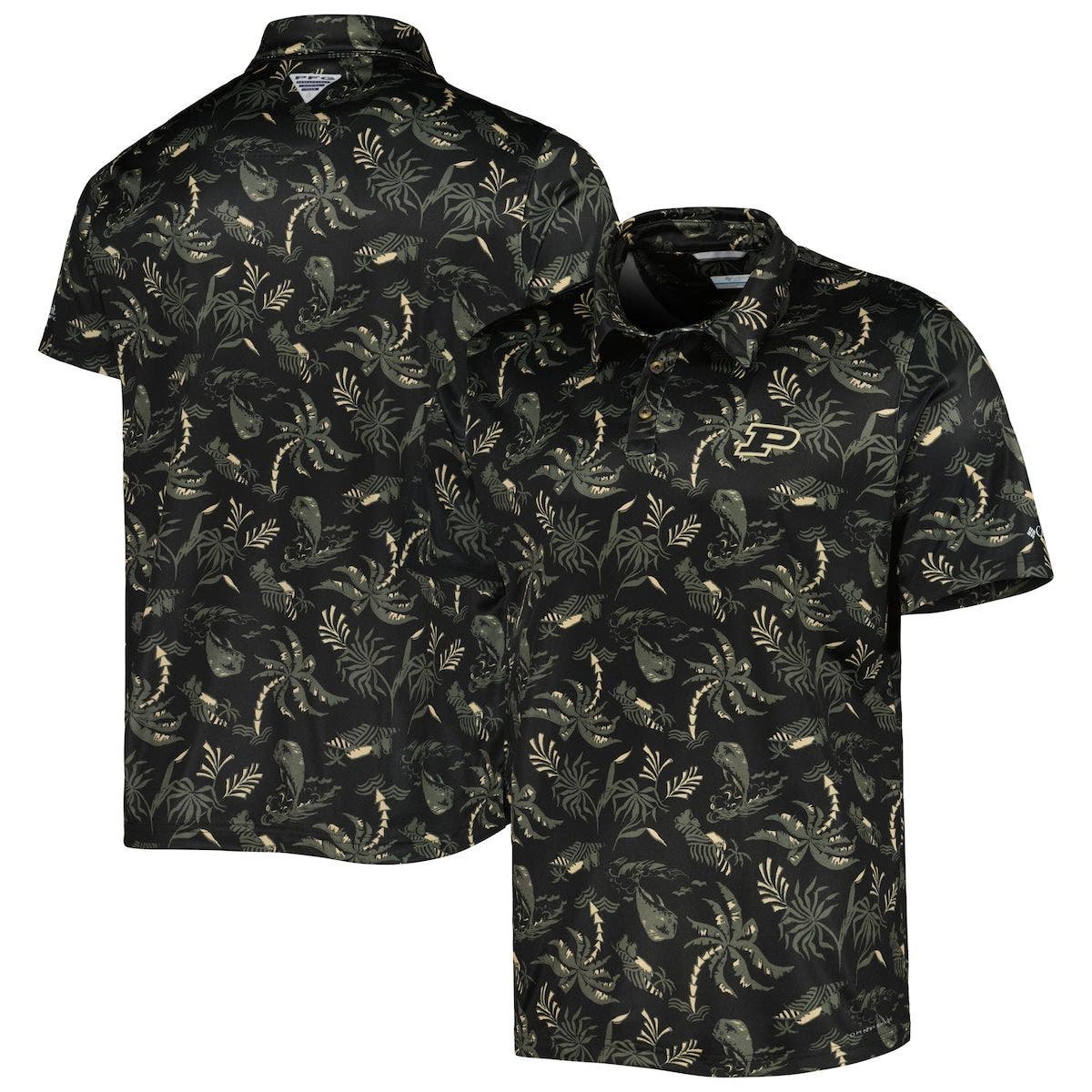 Columbia Men's Columbia Black Purdue Boilermakers Super Terminal Tackle ...