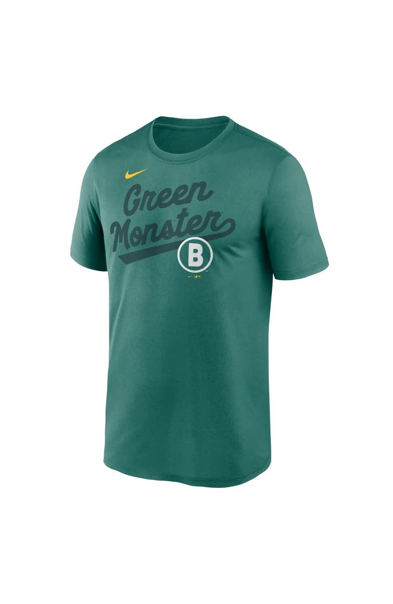 Nike Men's Nike Green Boston Red Sox 2025 City Connect Legend Team Phrase Script Performance T-Shirt, Alternate, color,