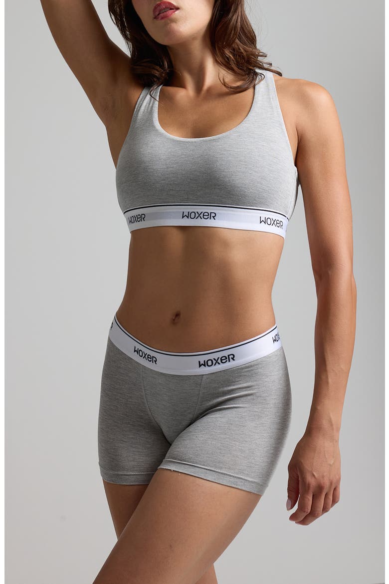Star Ultra-Soft 3-Inch Boxer Briefs, Alternate, color, HEATHER GREY