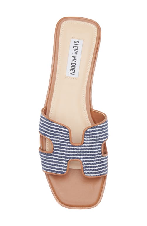 Steve Madden Hadyn Slide Sandal In Blue