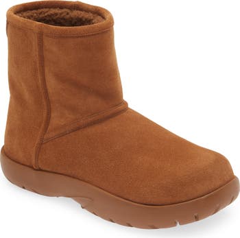 Bottega Veneta Snap Genuine Shearling Ankle Boot (Men