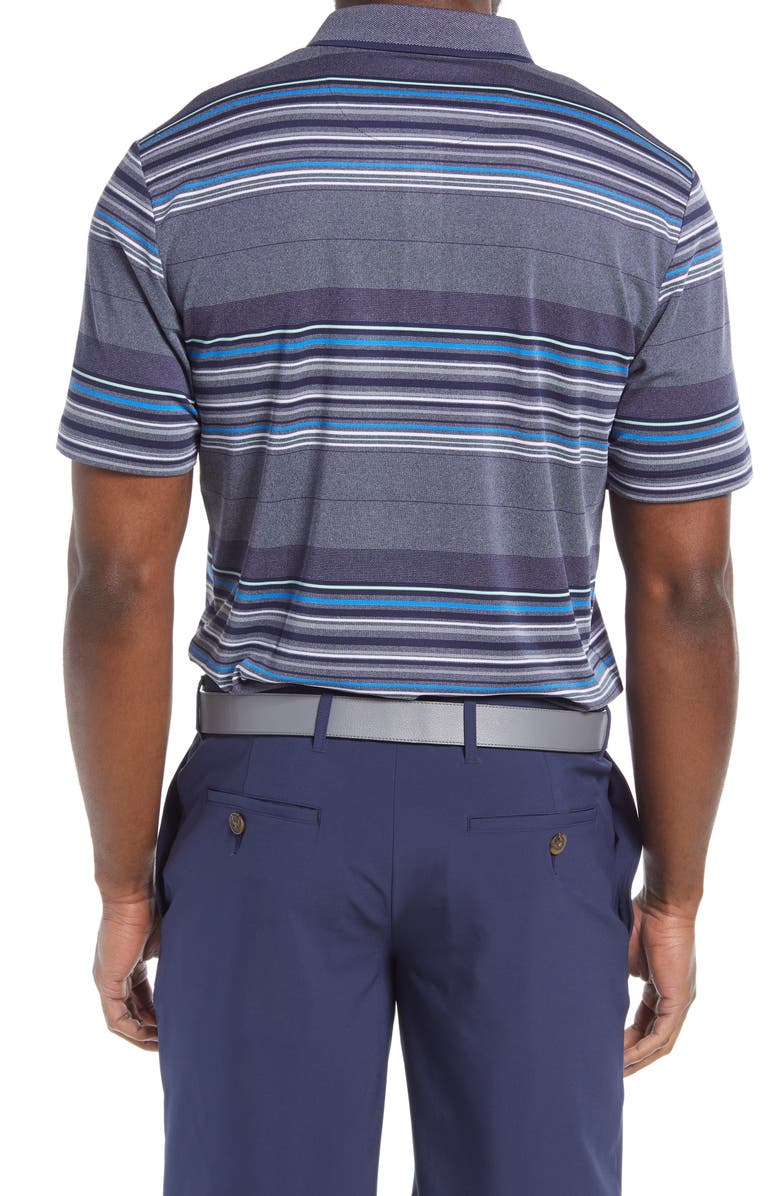 Callaway Golf<sup>®</sup> Swing Tech<sup>™</sup> Oxford Stripe Performance Golf Polo, Alternate, color, 