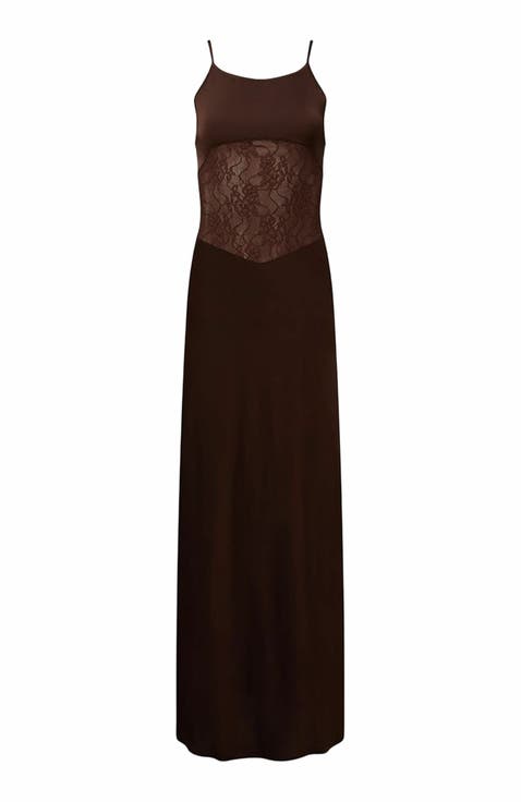 Lace Slip Maxi Dress