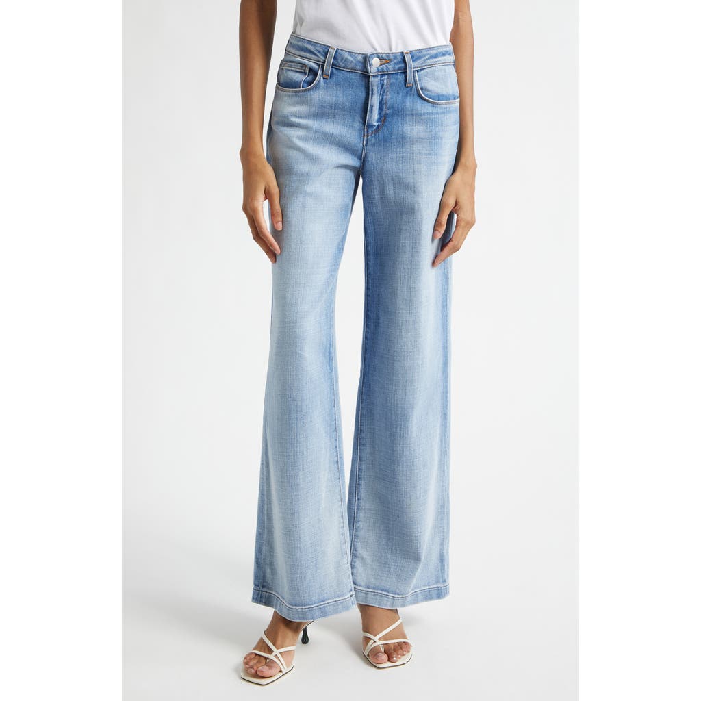 L'AGENCE Joanne Wide Leg Jeans in Dry Ice at Nordstrom, Size 29
