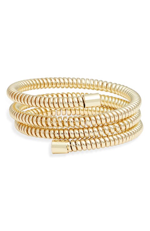 Coil Wrap Omega Bracelet