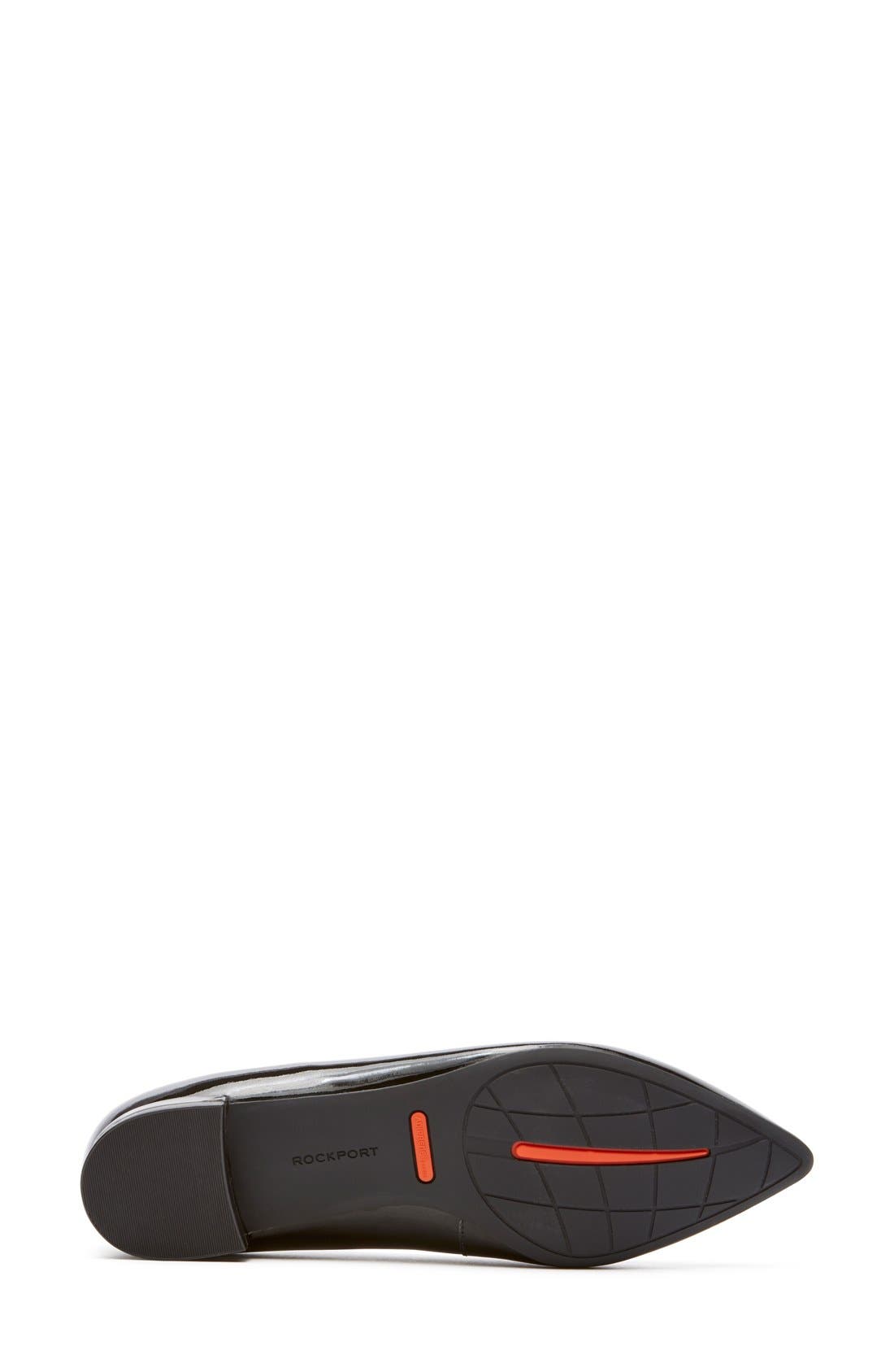 'Total Motion - Adelyn' Ballet Flat, Alternate, color, BLACK PATENT LEATHER