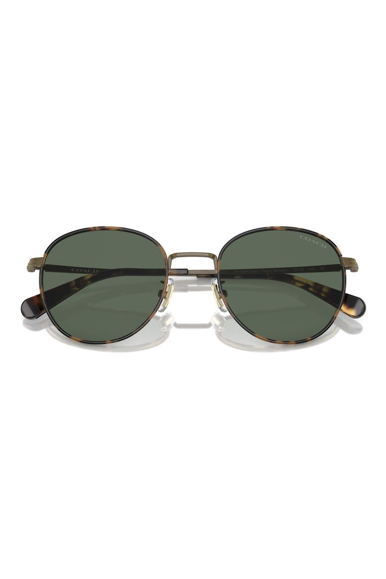 52mm Phantos Sunglasses, Alternate, color, GOLD / TOKYO TORTOISE / GREEN