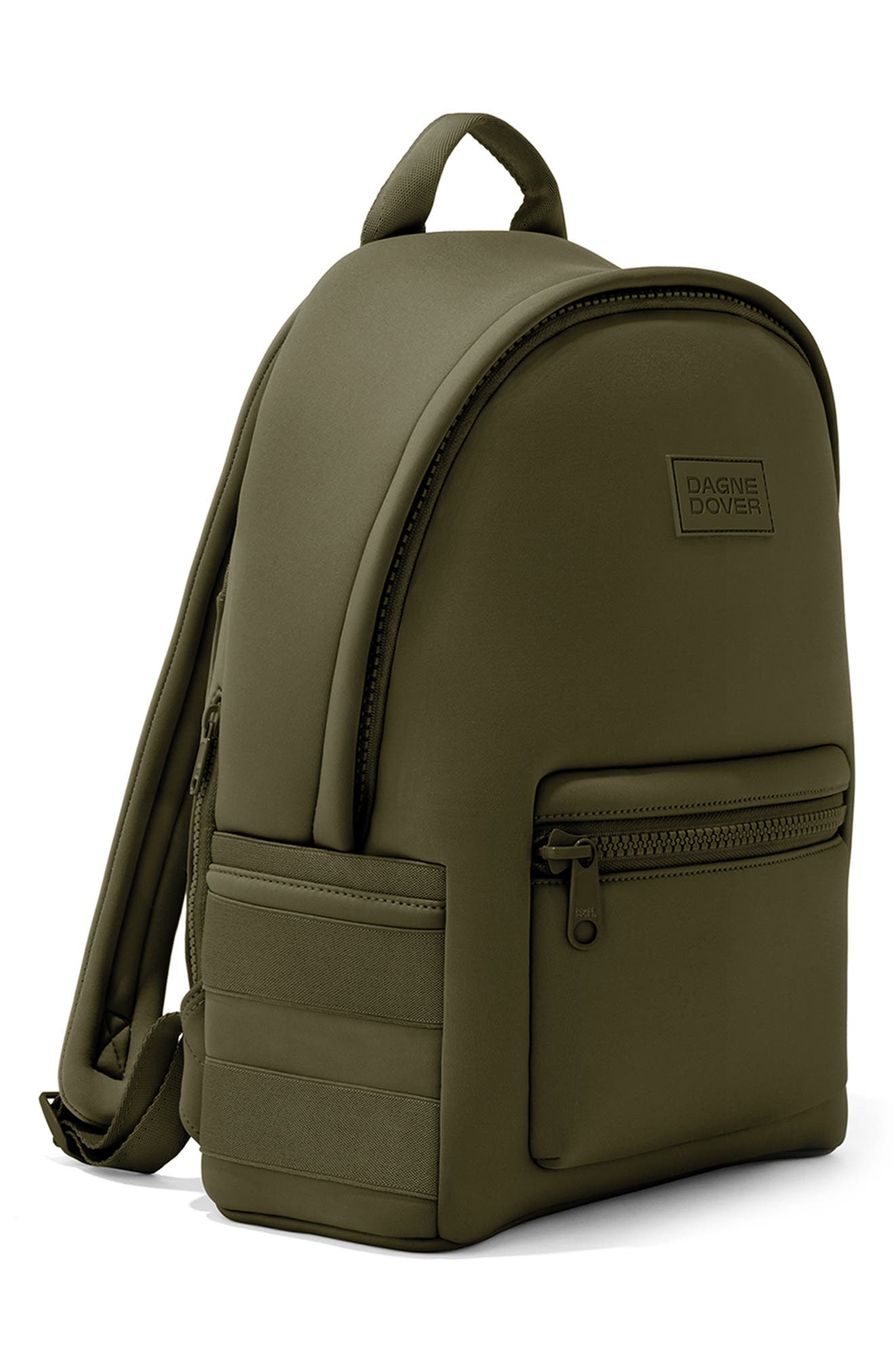 Dagne Dover Dakota Medium Neoprene Backpack, Alternate, color, Dark Moss
