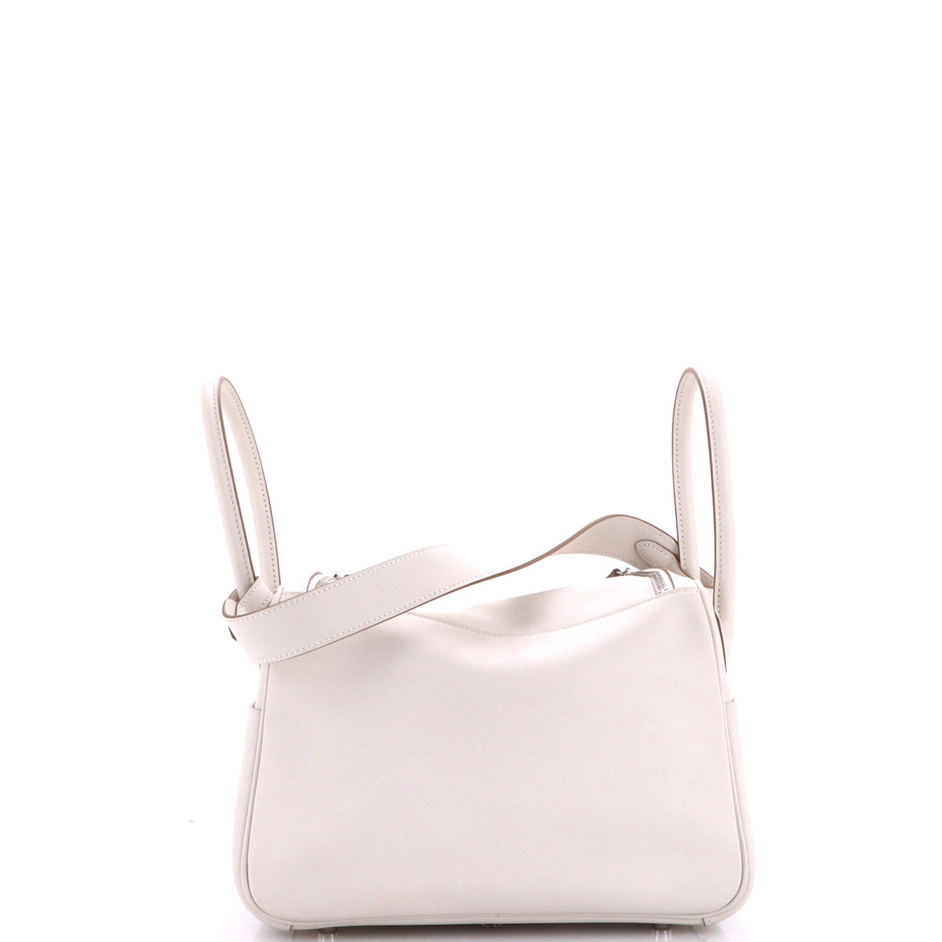 Pre-Owned Hermes Lindy Bag Verso Swift 26, Alternate, color, Verso - Gris Pale/Vert Vertigo