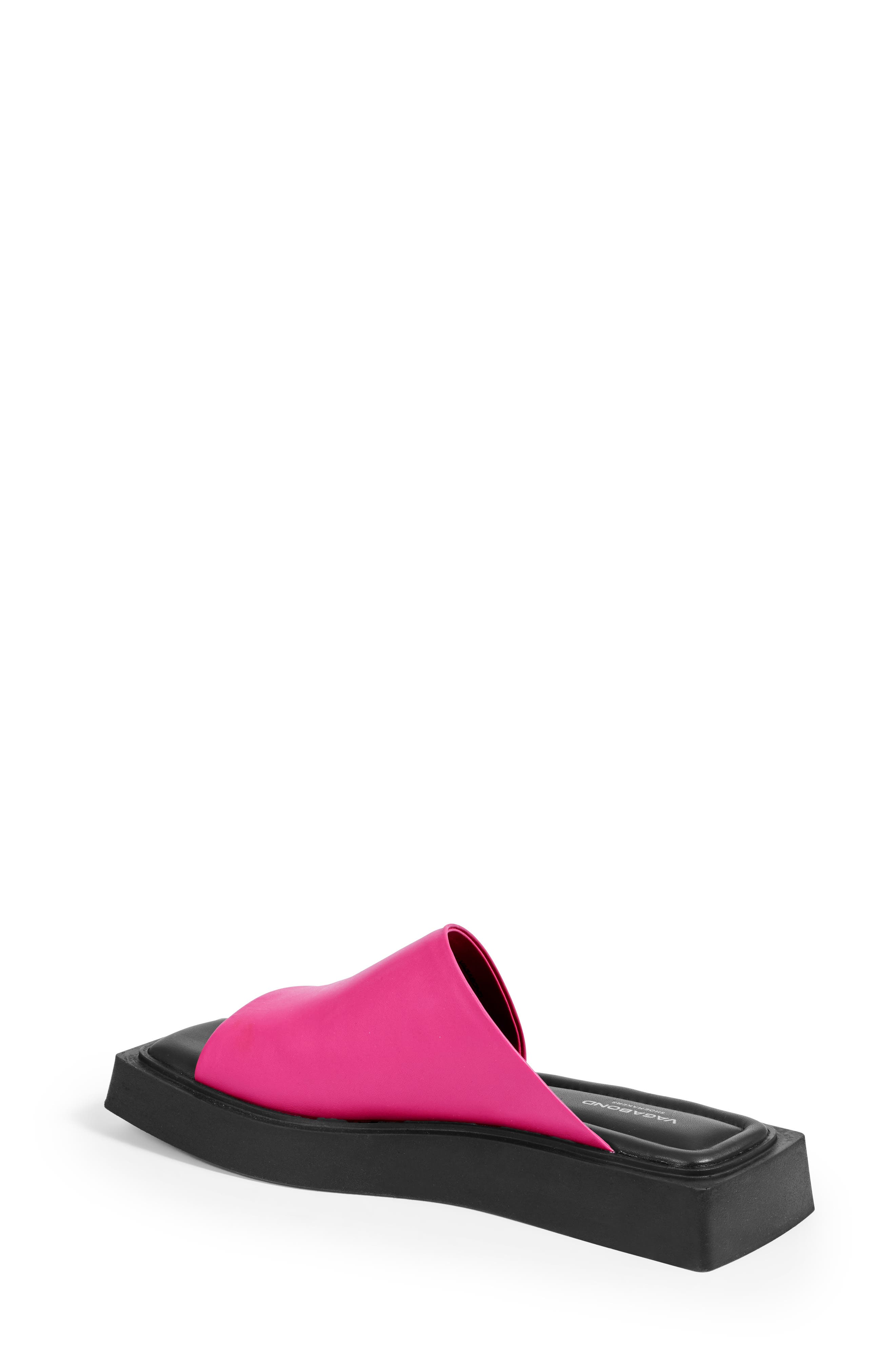 Evy Slide Sandal, Alternate, color, HYPER PINK