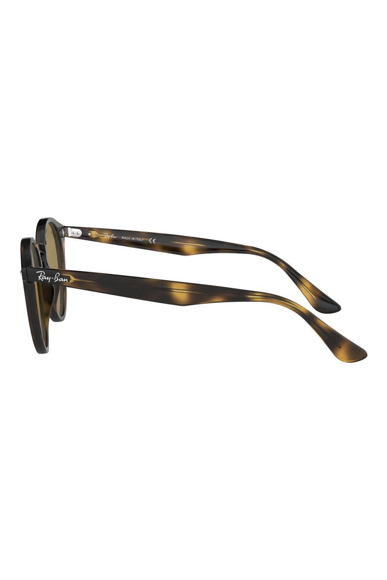 Highstreet 49mm Round Sunglasses, Alternate, color, DARK HAVA