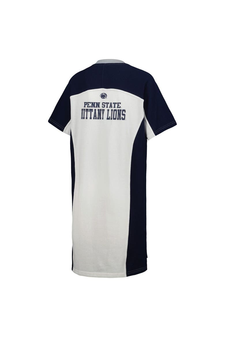 Women's G-III 4Her by Carl Banks White Penn State Nittany Lions Home Run T-Shirt Dress, Alternate, color, White