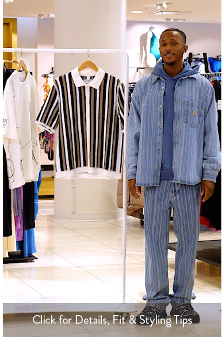 美品 STRIPES FOR CREATIVE PILE POLO XXXXL Advantage Performance