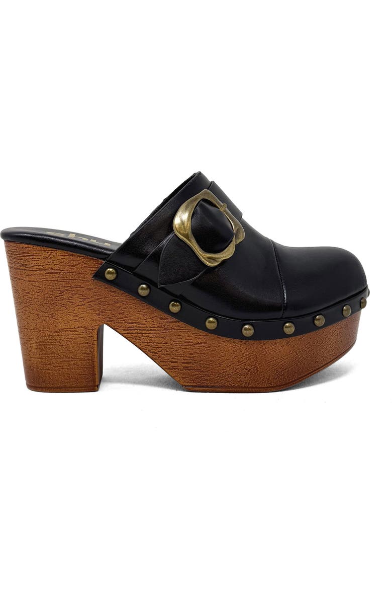 SHUSHOP Lucy Platform Clog, Alternate, color, Black