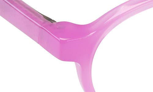 Eyebobs Board Stiff 43mm Round Reading Glasses In Milky Pink