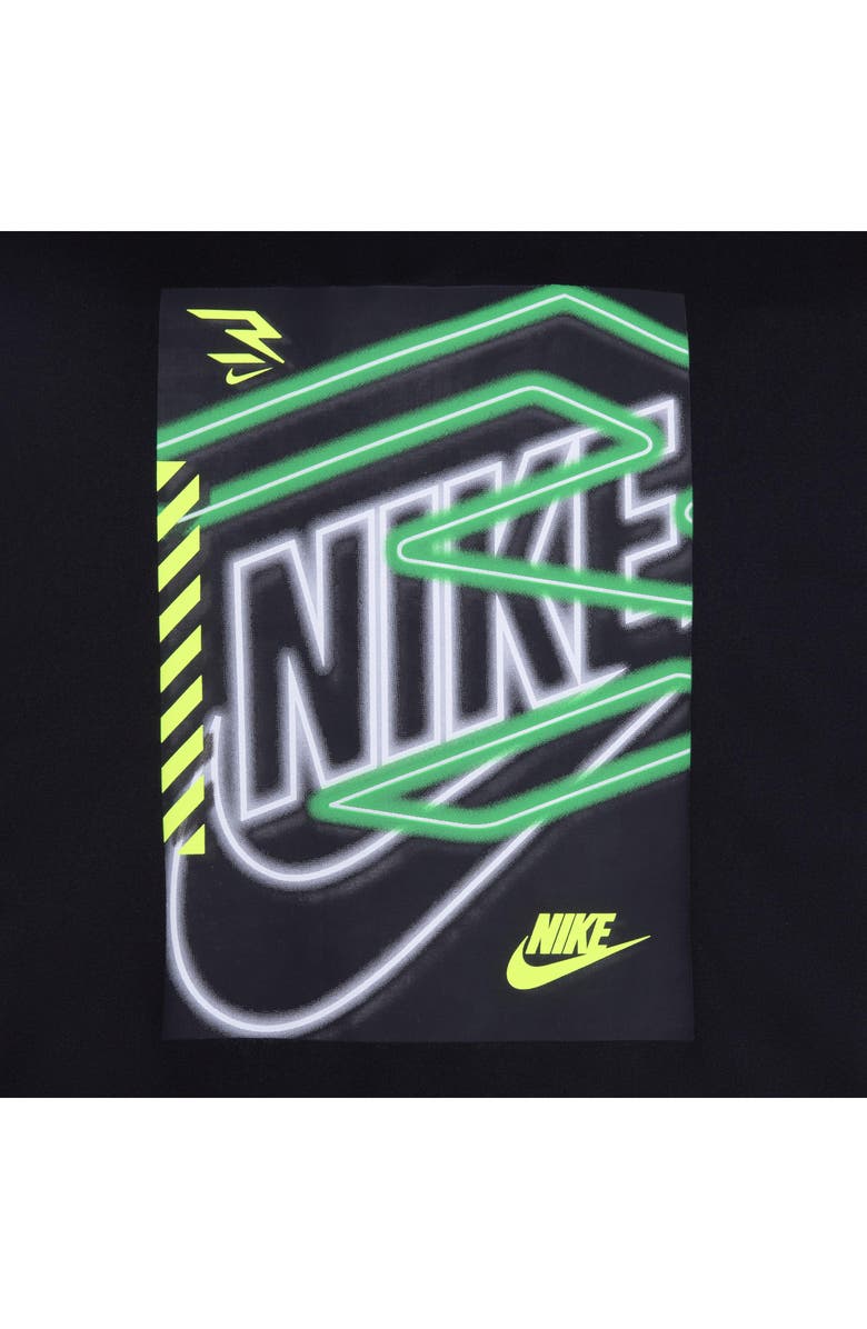 3 Brand Kids' Three x Three Dri-FIT Tee & Shorts Set, Alternate, color, Black