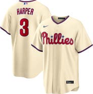 Nike Men's Nike Bryce Harper Cream Philadelphia Phillies Alternate Replica Jersey