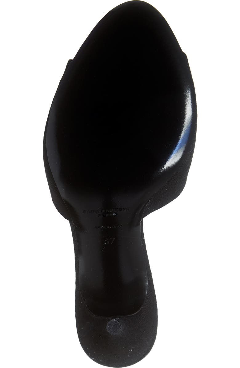 Saint Laurent La 16 Open Toe Mule Sandal, Alternate, color,