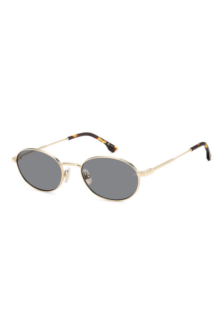 VB 1020/S 52mm Oval Sunglasses, Alternate, color, GOLD HAVANA/ GREY
