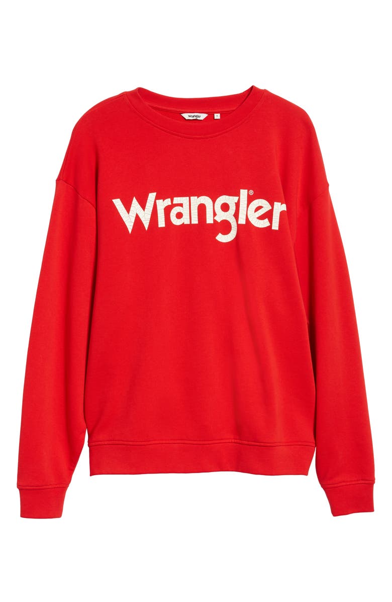 Wrangler Logo Sweatshirt, Alternate, color, 