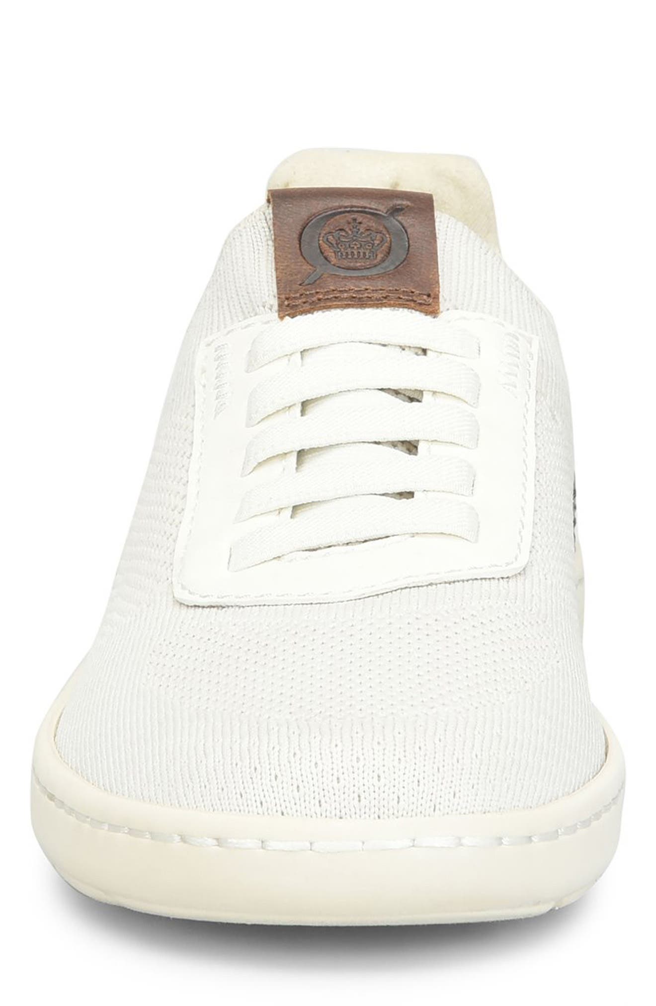 Børn Conrad III Sneaker, Alternate, color, White Knit