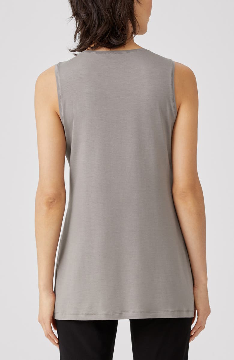 Eileen Fisher Crewneck Long Tank, Alternate, color,