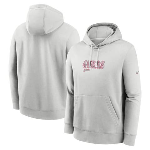 Men's Nike Gray San Francisco 49ers Edge Pack French Terry Club Pullover Hoodie