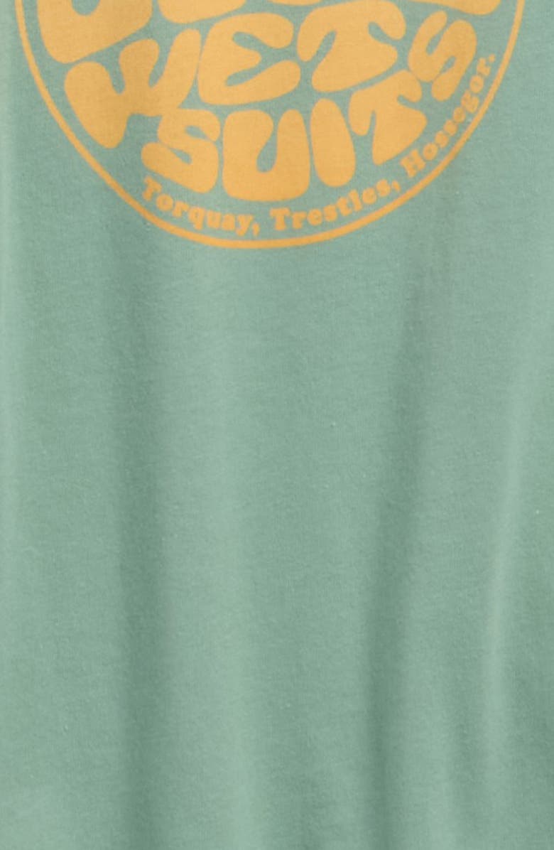 Rip Curl Kids' Wettie Passage Icon Relaxed Fit Cotton Graphic T-Shirt, Alternate, color, Aloe