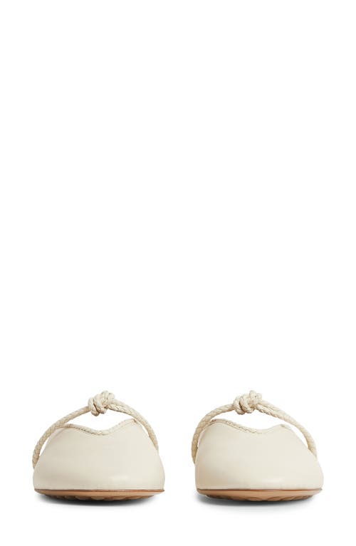 Bottega Veneta Lucia Mary Jane Ballerina Mule In Neutral