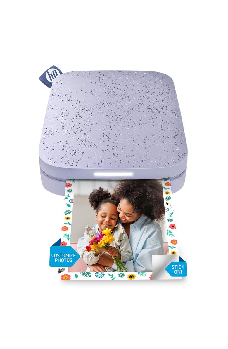 HP Sprocket Portable 2x3 Instant Photo Printer, Prints From iOS or Android Devices, Main, color, Purple