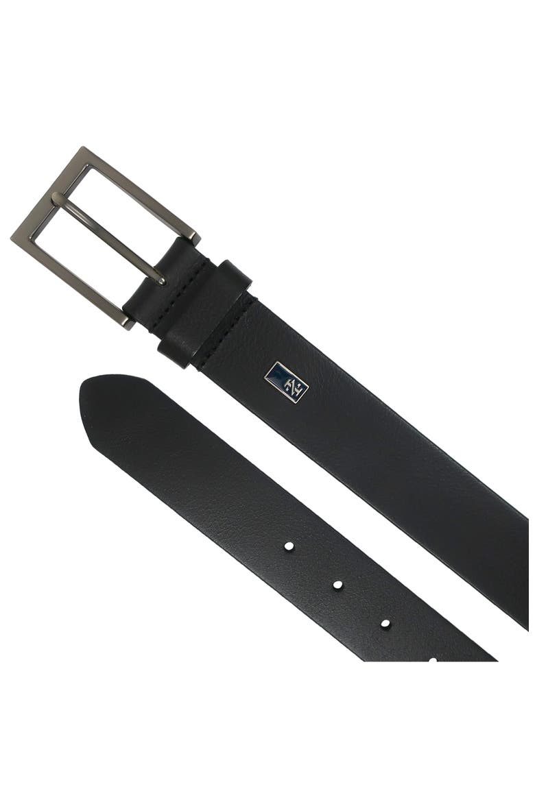 Mens Leather Jean Belt, Alternate, color, Black