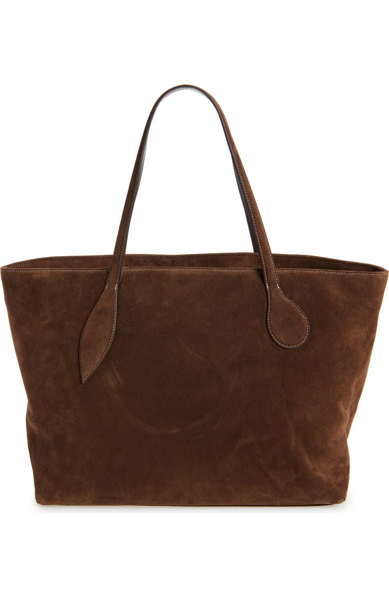 LIFFNER Large Sprout Leather Tote, Alternate, color, Dark Brown