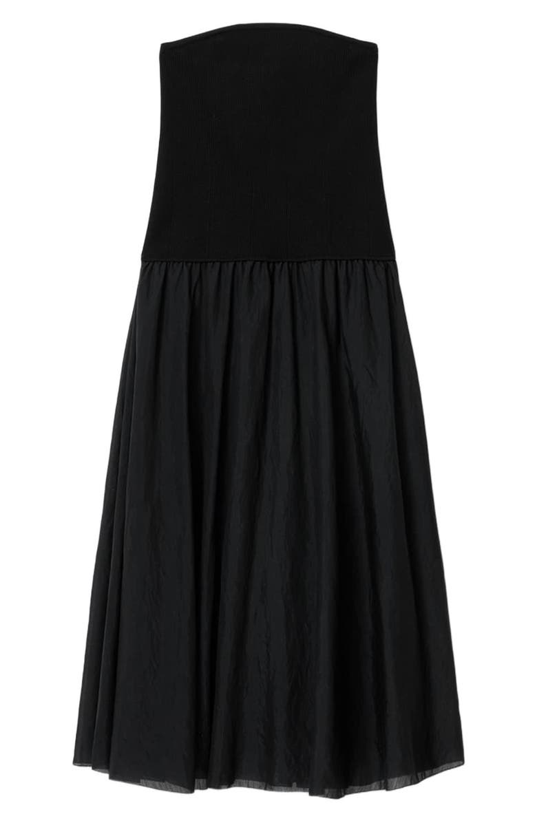 AllSaints Tegan Strapless Dress, Alternate, color, Black