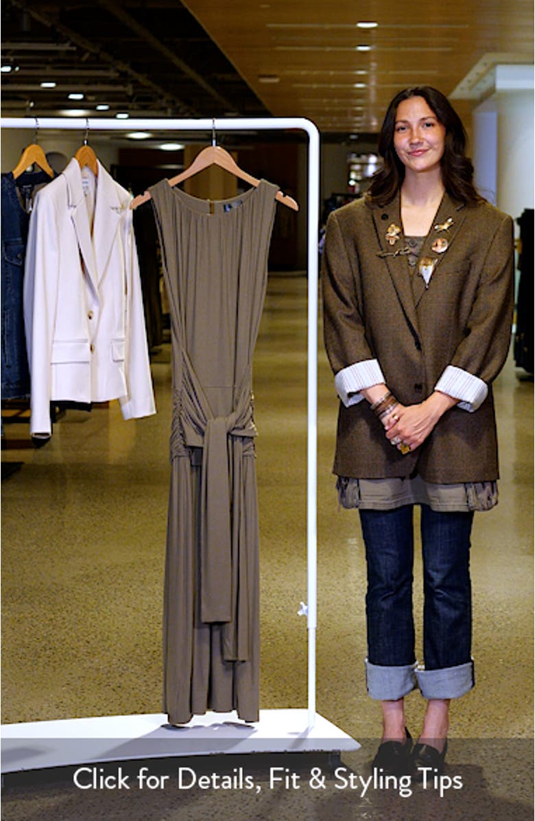 Nua Tie Front Knit Maxi Dress, sales video thumbnail